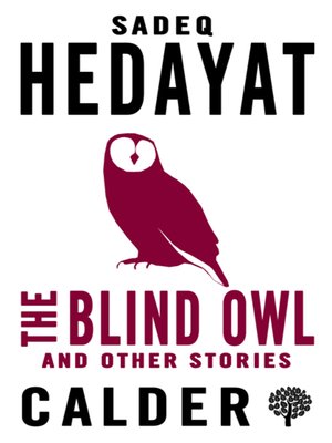 cover image of The Blind Owl and Other Stories
